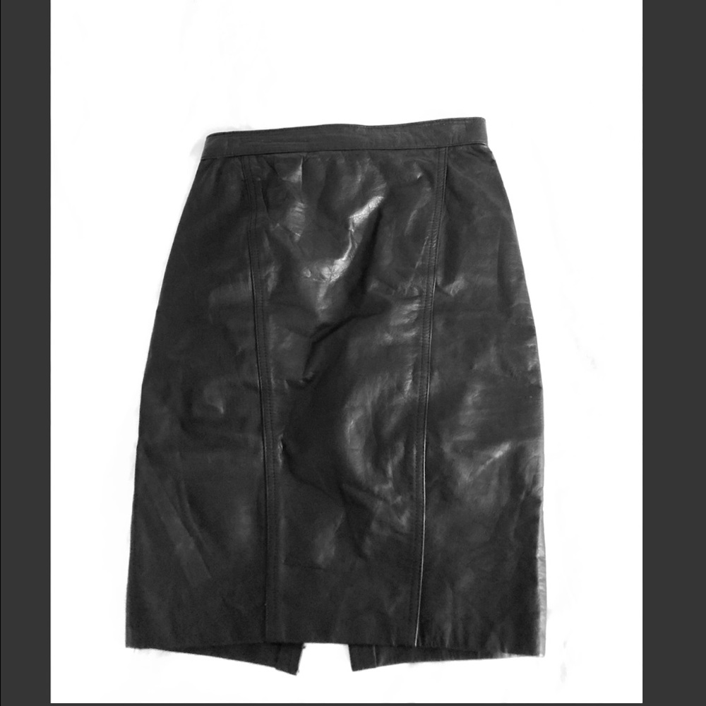 Winlit Leather Skirt
